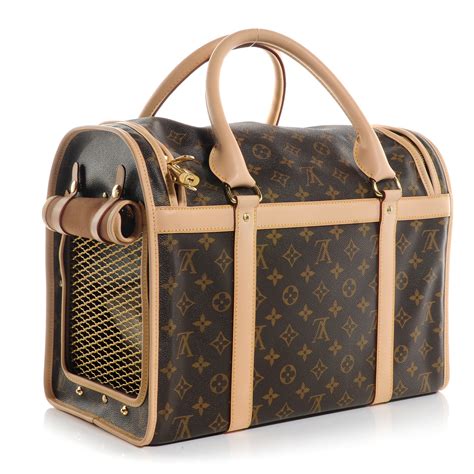 louis vuitton sac chien replica|LOUIS VUITTON Monogram Sac Chien 40 Pet Carrier.